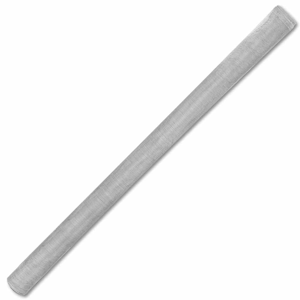 Aluminum Mesh Screen 39.4x196.9 Inches Silver O50618