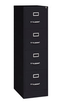 4 Drawer Letter Width Vertical File Cabinet Black A468437