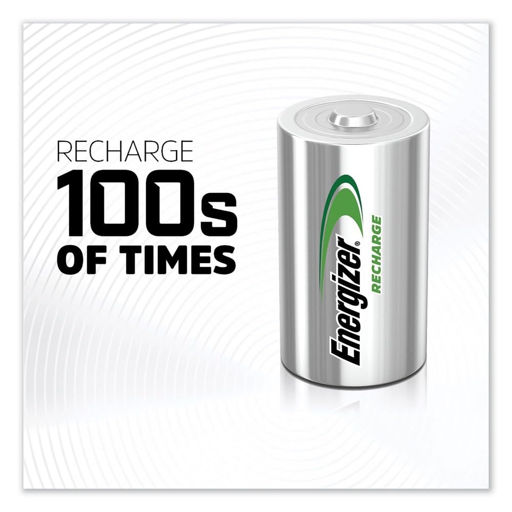 Rechargeable D Batteries 2-Count Pack of 2 H92559