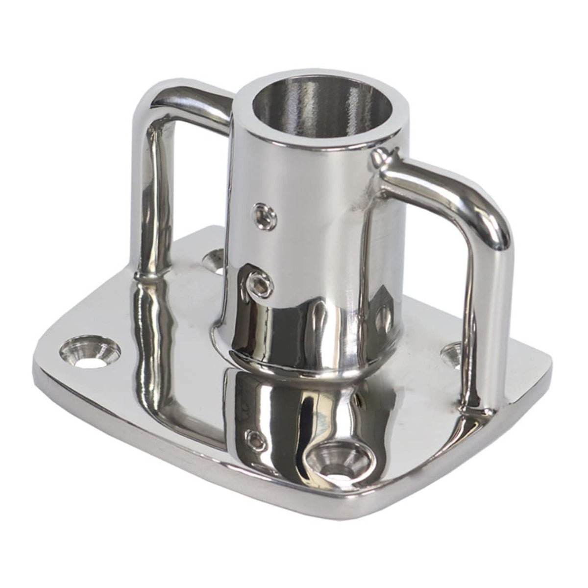 2pcs Stainless Steel Flag Pole Socket Base P28736