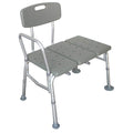 Bathtub Transfer Bench Bath Chair with Back and Handle J248872