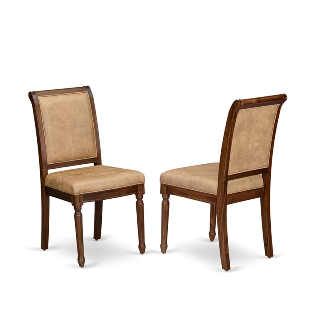 9-Piece Acacia Dining Set with 8 Upholstered Chairs S58765
