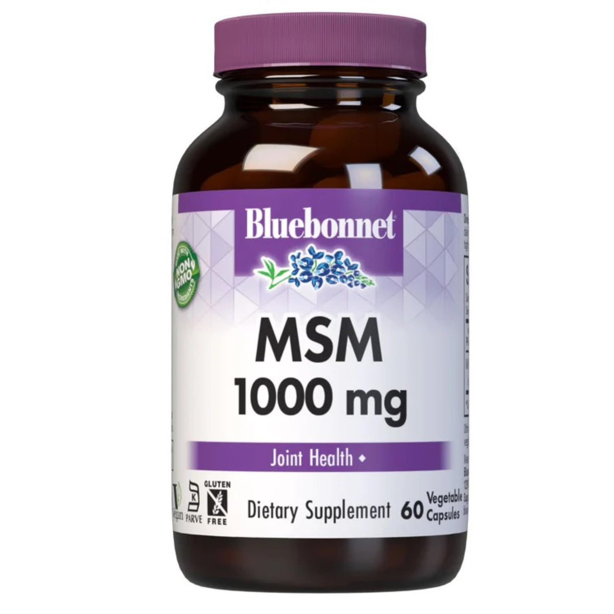 MSM 1000mg Sulfur Supplement 60 Veggie Capsules L4394