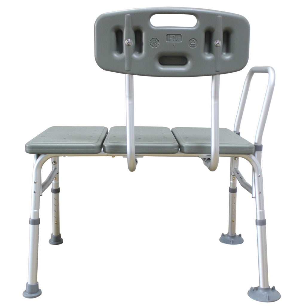 Bathtub Transfer Bench Bath Chair with Back and Handle J248872