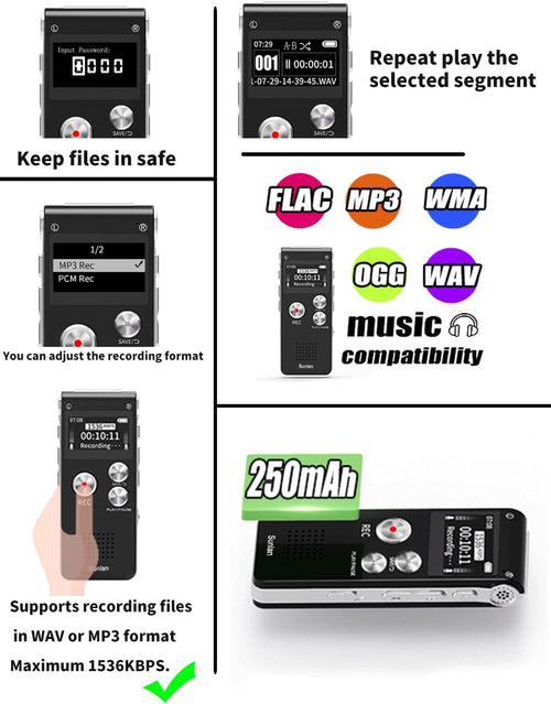 16GB Voice Recorder with Playback V810601