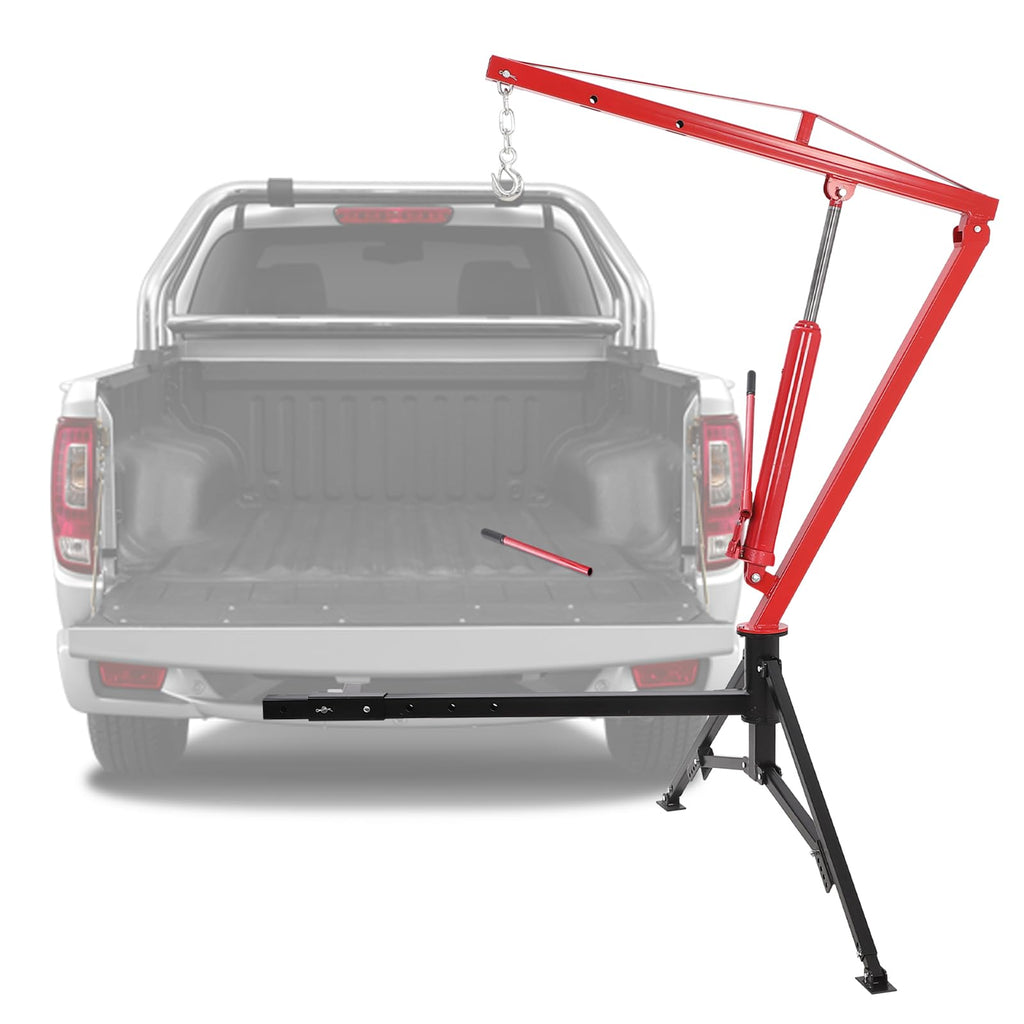 1000 Lbs Hydraulic Hitch Mounted Truck Crane B203