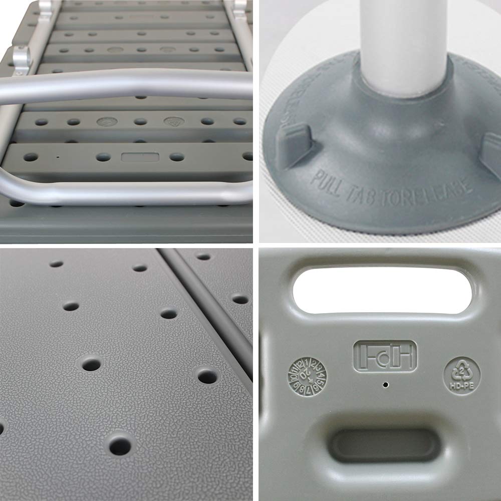 Bathtub Transfer Bench Bath Chair with Back and Handle J248872