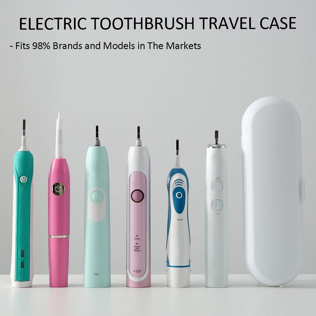 Plastic Electric Toothbrush Travel Case U56906