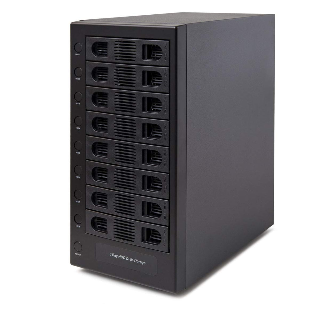 8 Bay Tool Less Hot Swap 2.5" 3.5" SATA USB 3.0 Enclosure K664409