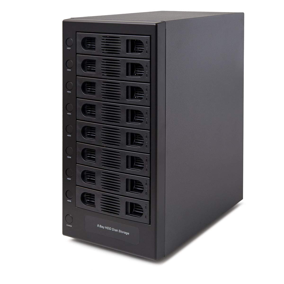 8 Bay Tool Less Hot Swap 2.5" 3.5" SATA USB 3.0 Enclosure K664409