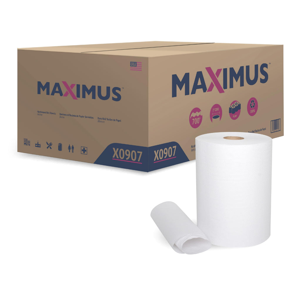 White 10" Roll Towel J921