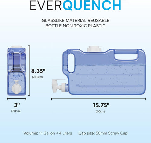 1.1 Gallon Water Dispenser Bottle with Spigot J404