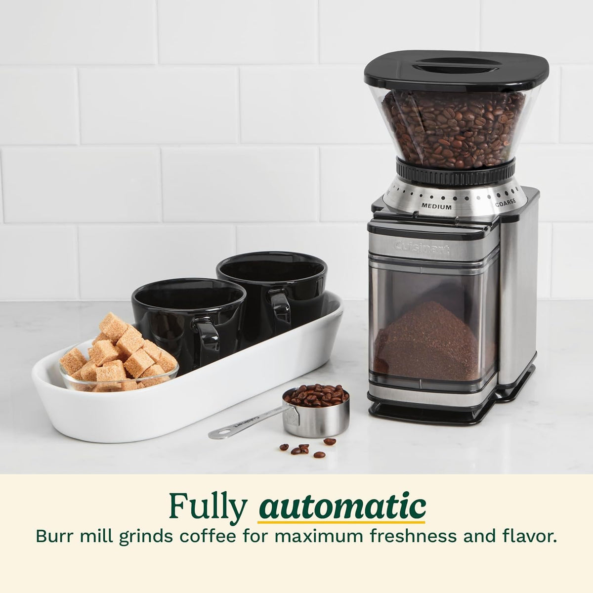 Electric Burr Coffee Grinder with 18-Position Grind Selector N462380