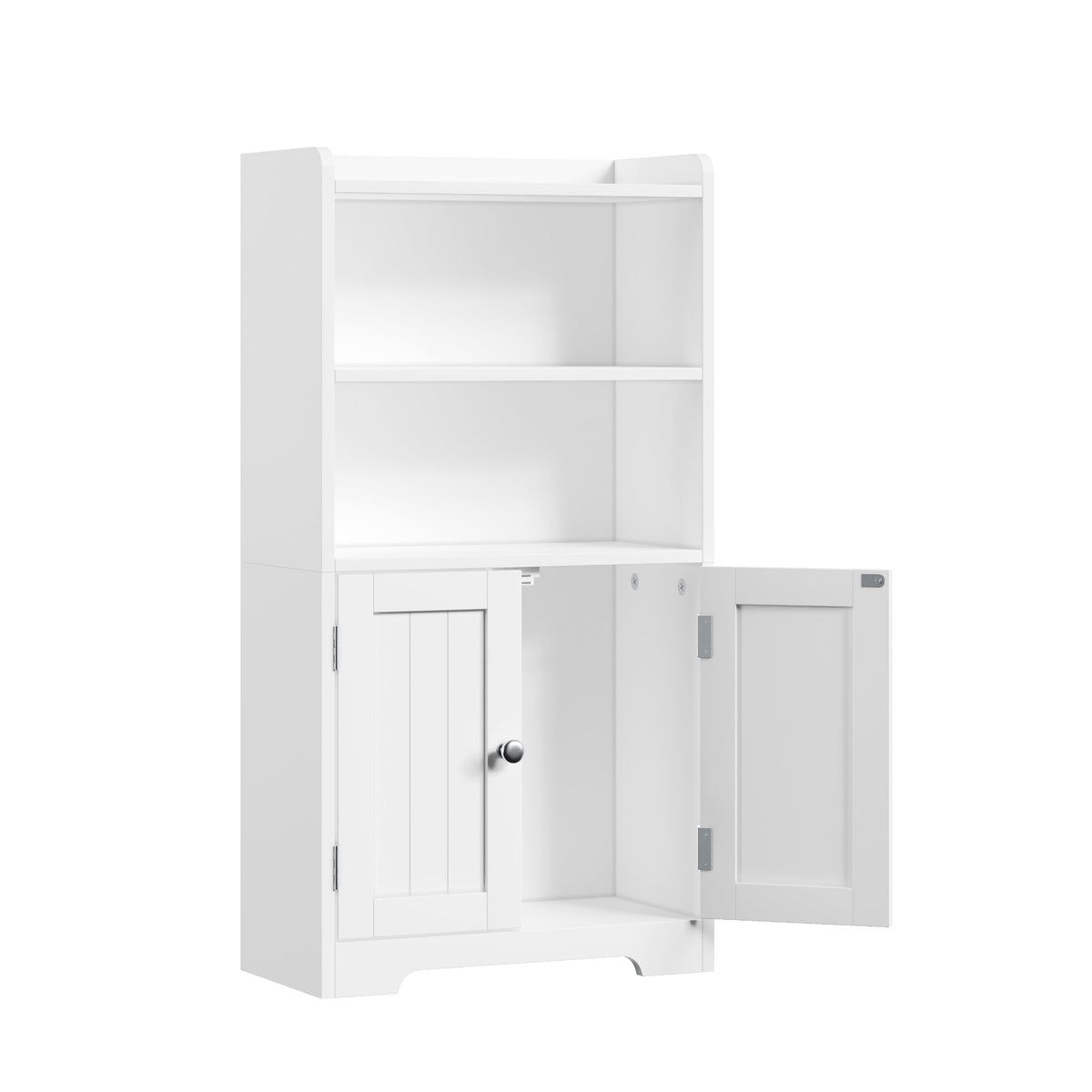 Small Bathroom Storage Cabinet with 2 Door and Shelves V9658