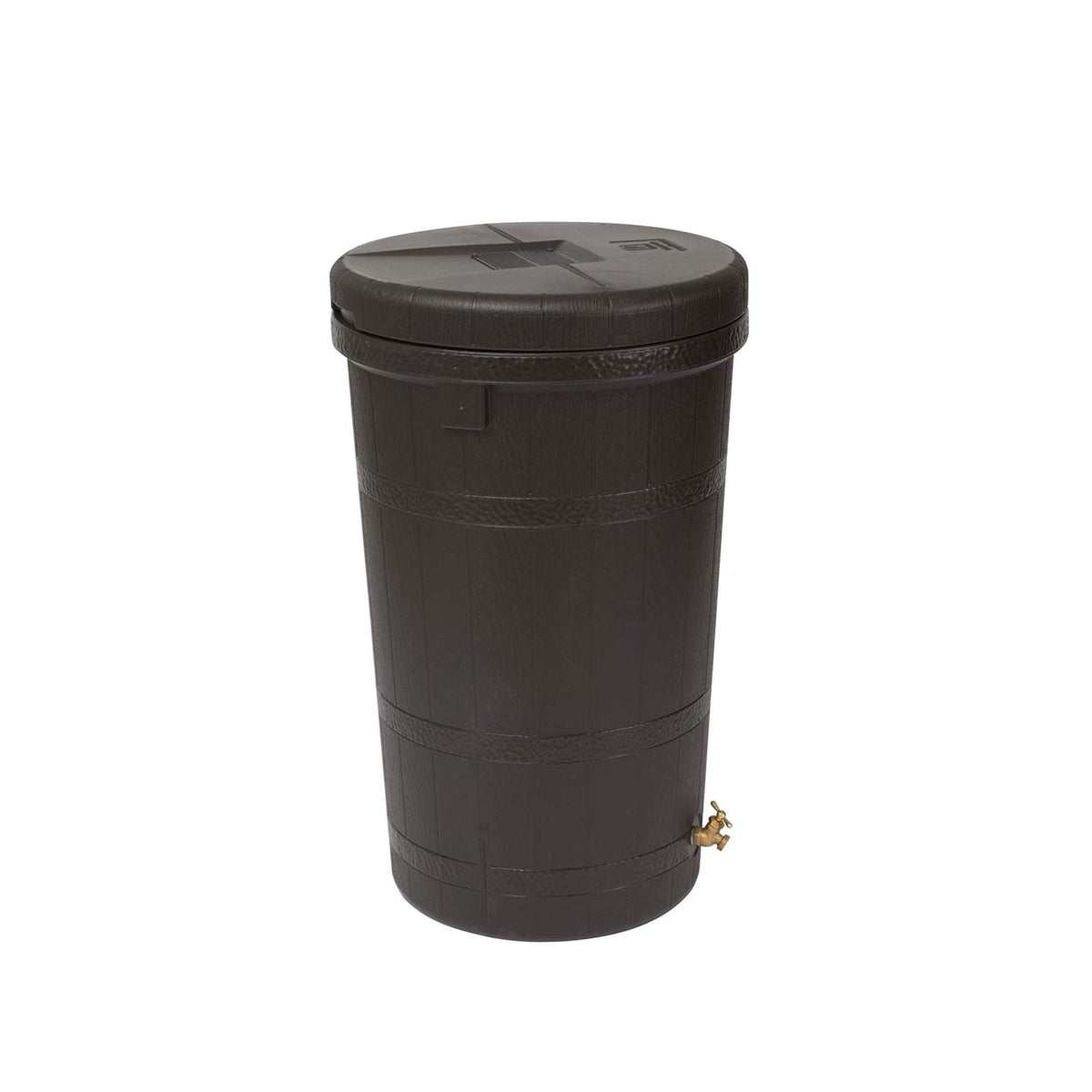 50 Gallon Oak Brown Water Collection Barrel S951