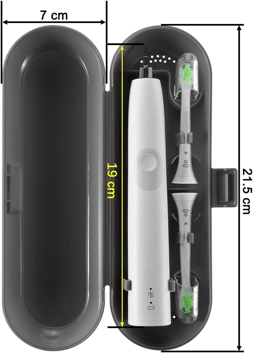 Plastic Electric Toothbrush Travel Case U56906