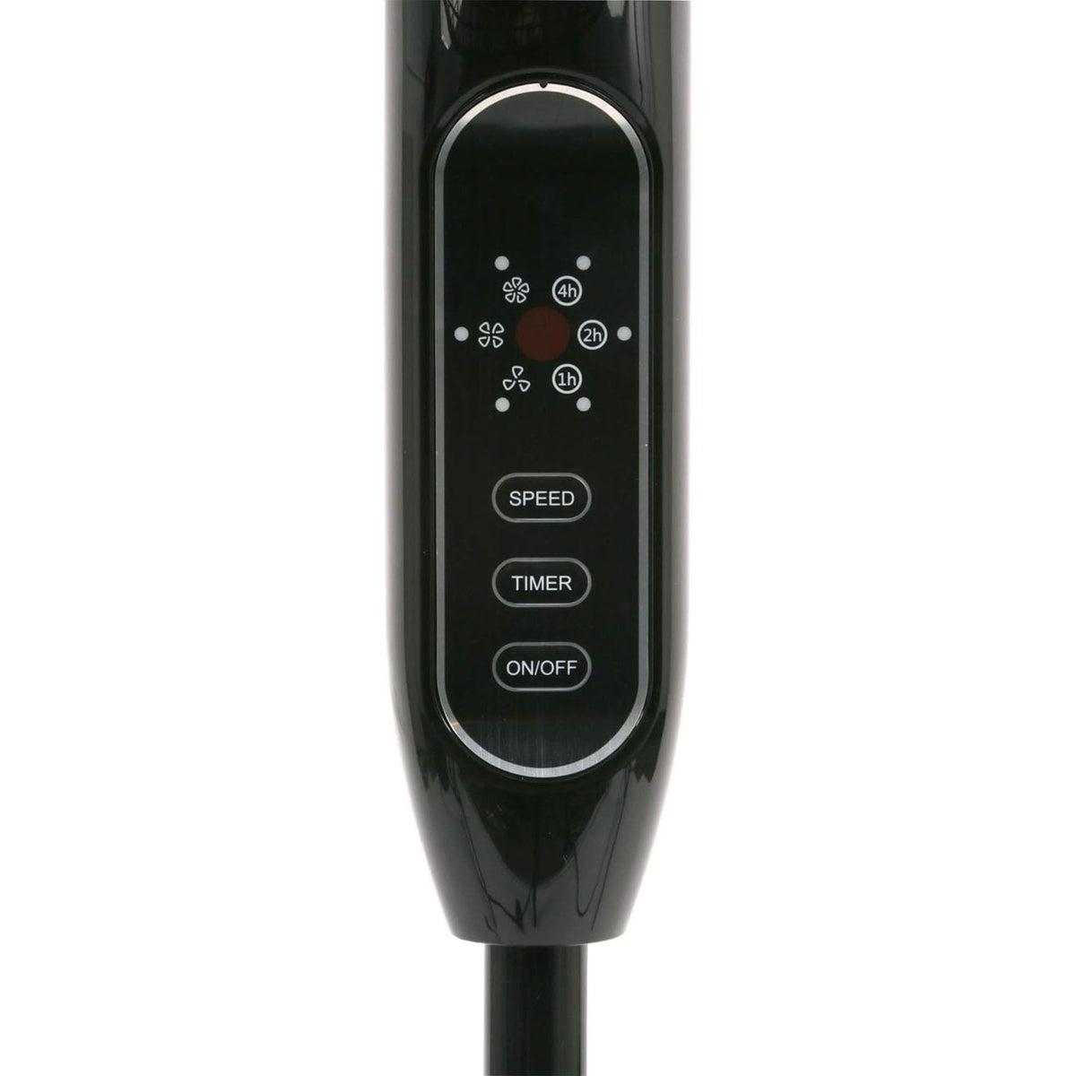 Black 16" Oscillating Pedestal Stand Fan with Remote Control E225646