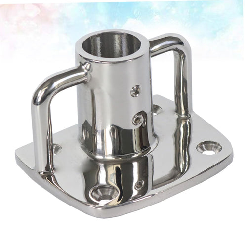 2pcs Stainless Steel Flag Pole Socket Base P28736