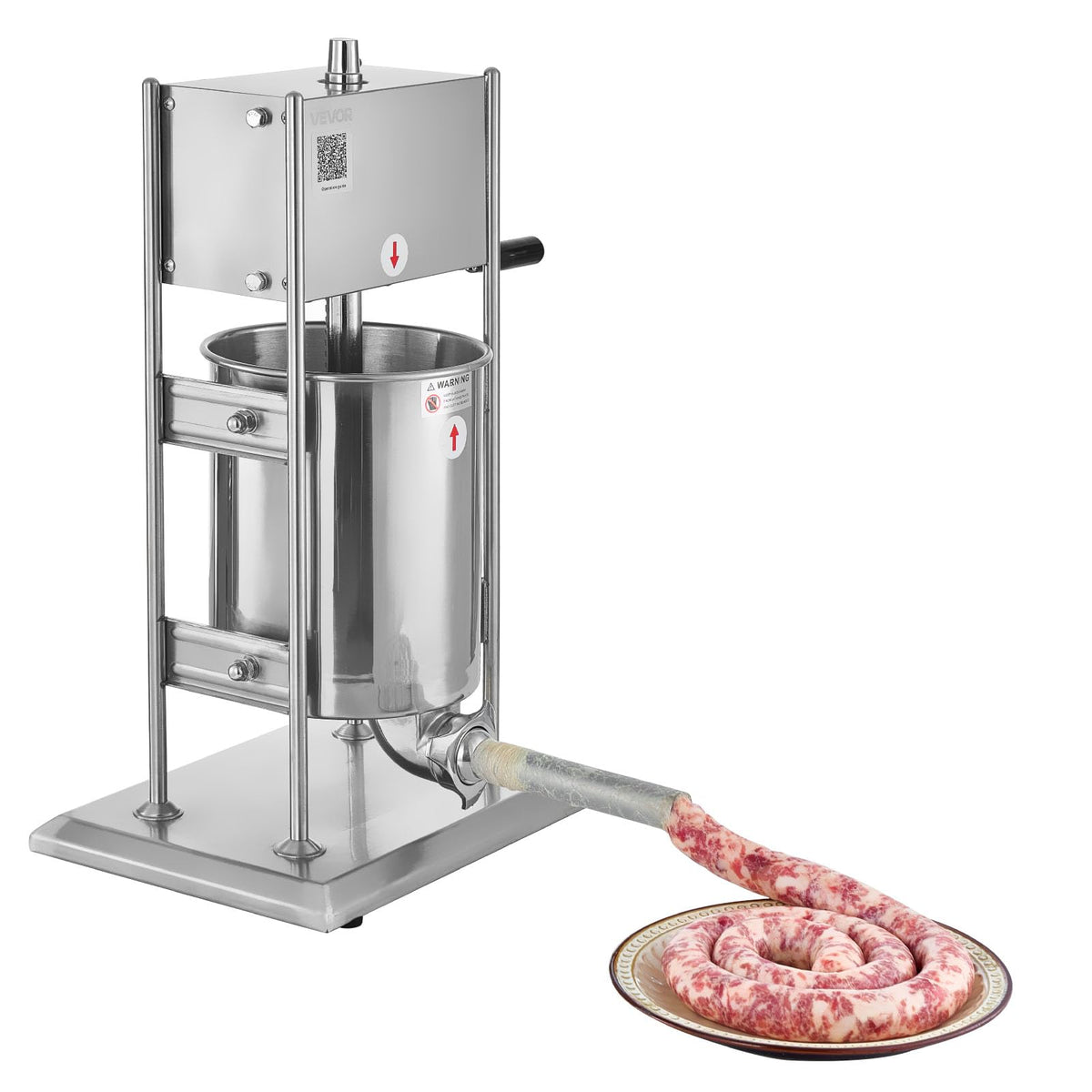 10 L Stainless Steel Vertical Manual Sausage Stuffer X908