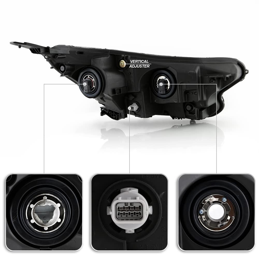 Projector Headlights Headlamps Left+Right A2236
