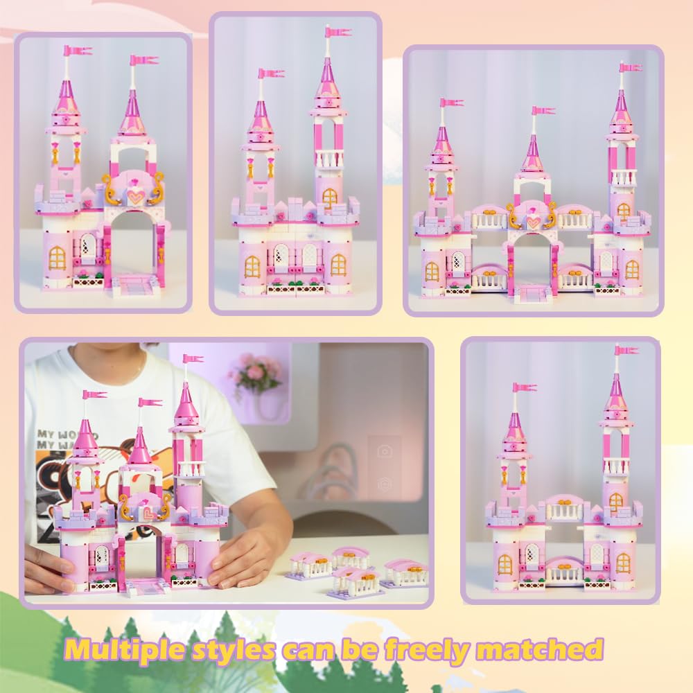 541 Pieces Multi Shaped Castle Building Blocks T190962