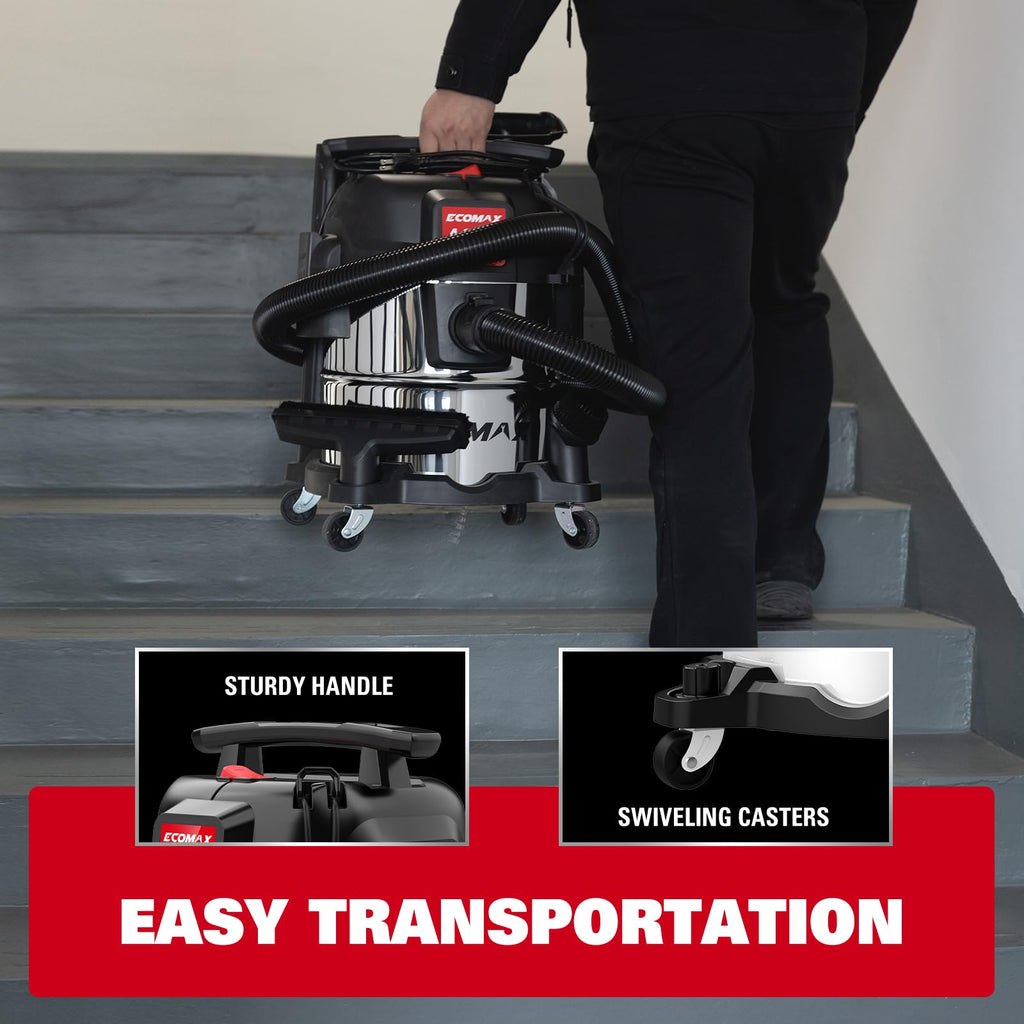 5 Gallon Stainless Steel Wet and Dry Shop Vacuum O973