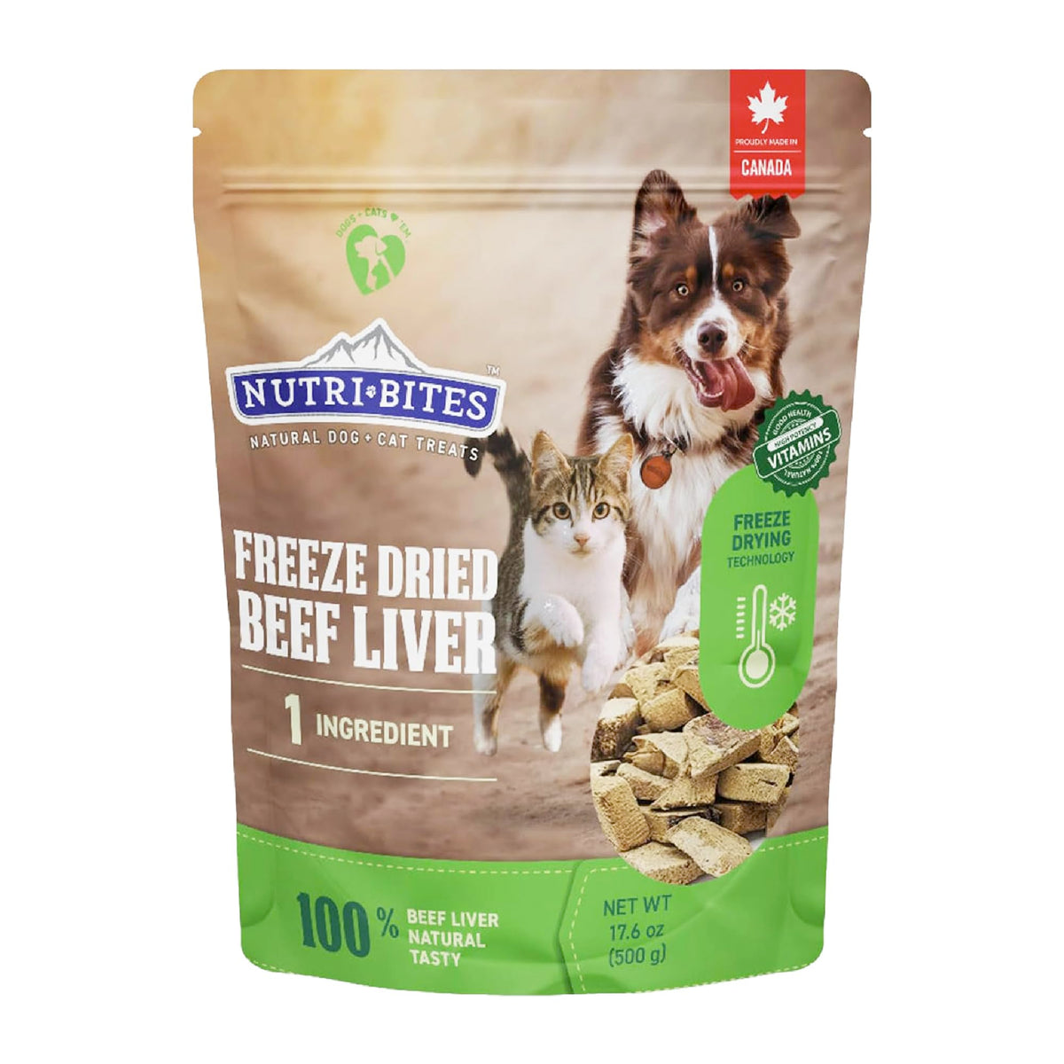 Freeze Dried Beef Liver Dog & Cat Treats I444835