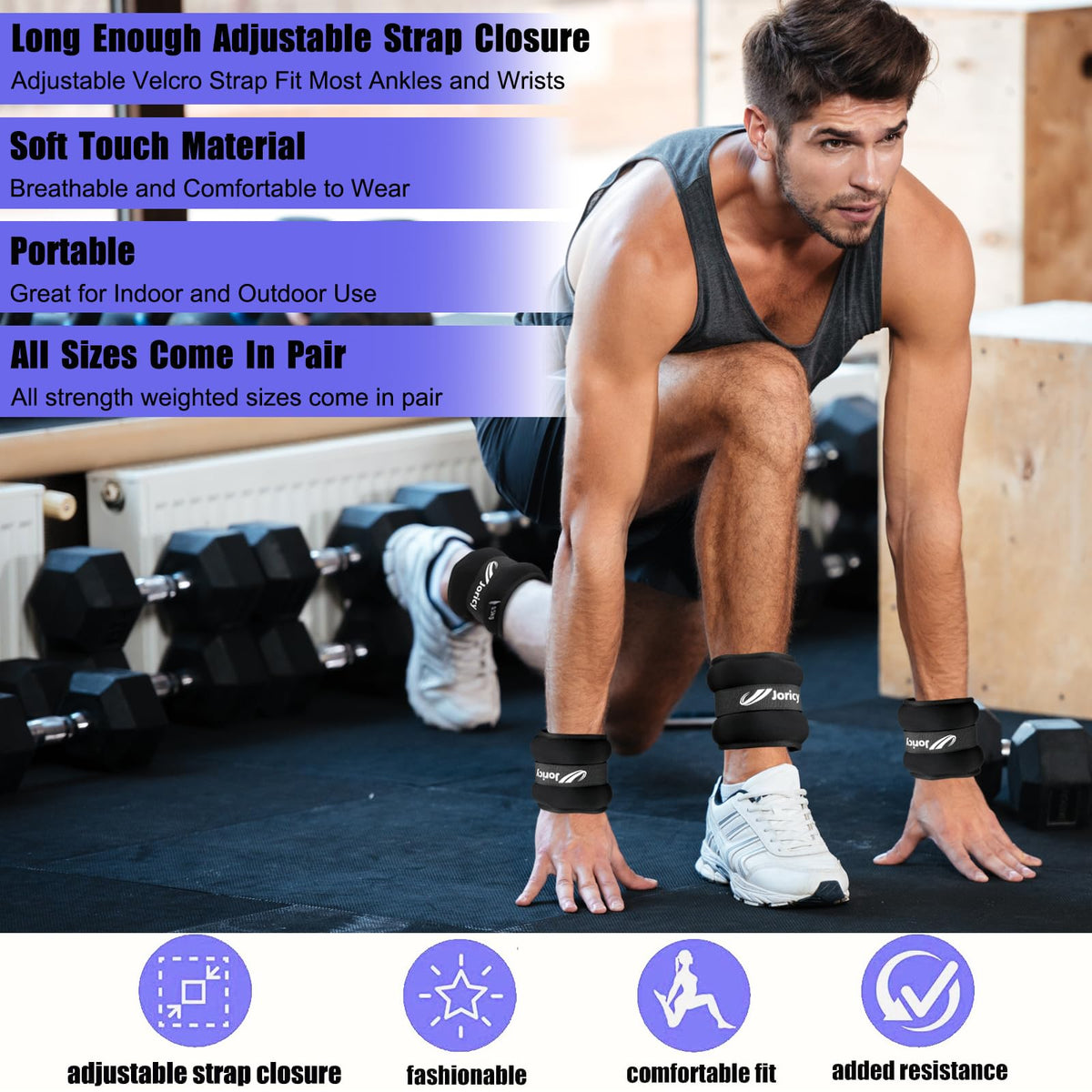 Ankle Weights with Straps I750045