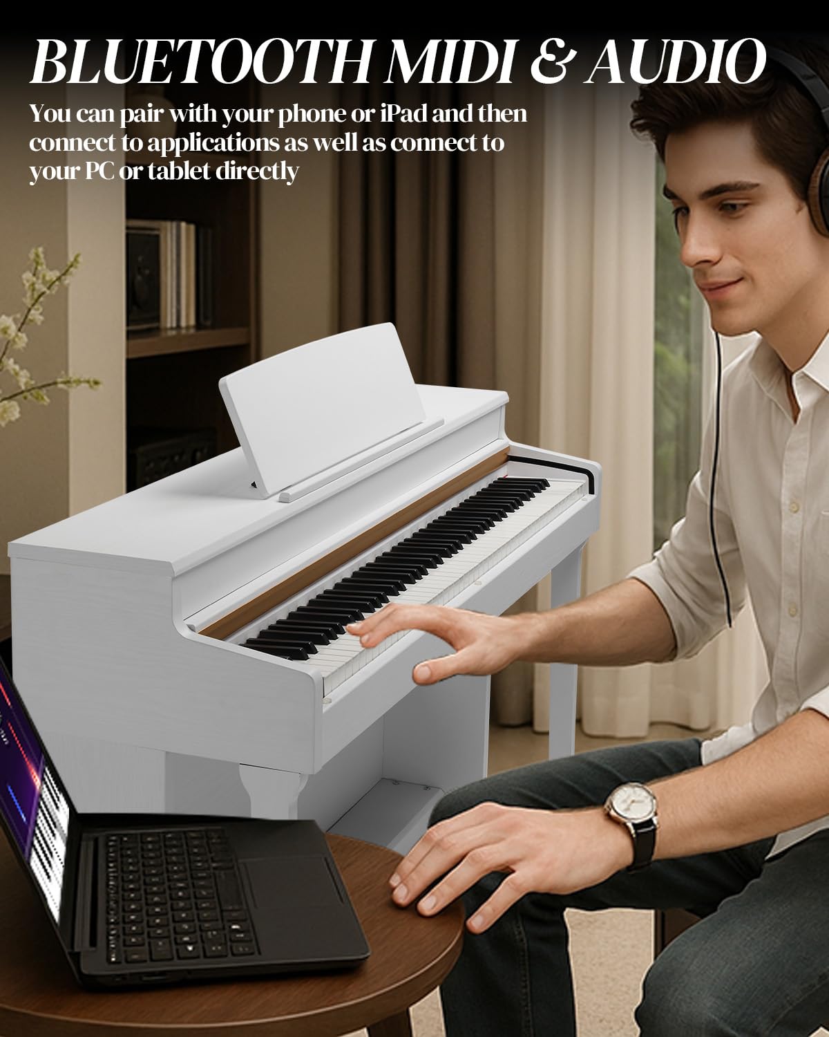 88 Key Weighted Digital Piano Keyboard D643076