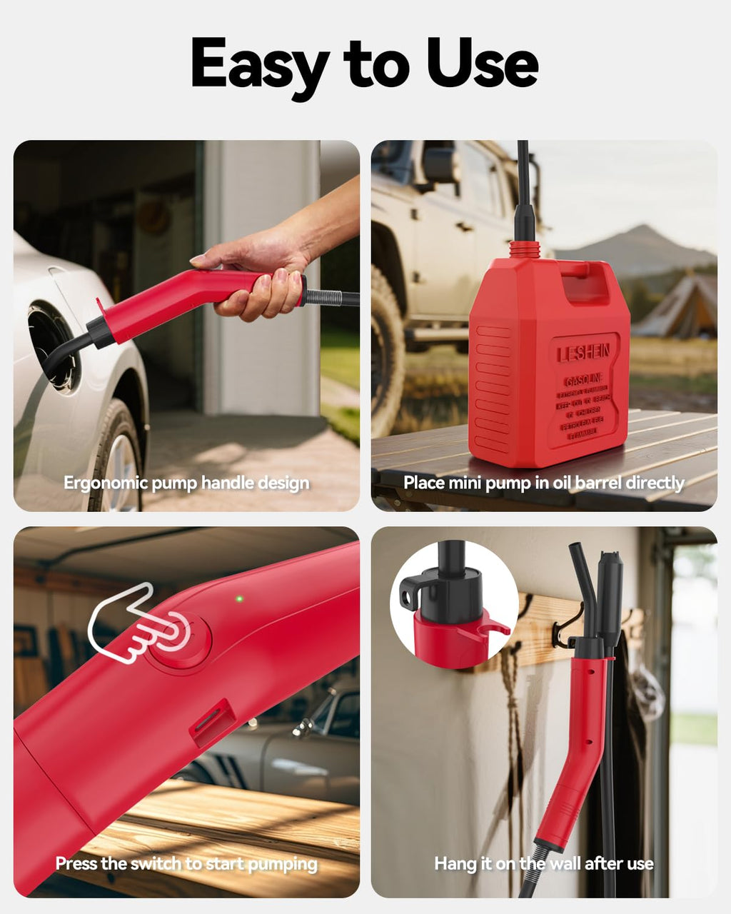 3GPM USB Rechargeable Electric Siphon Pump C202