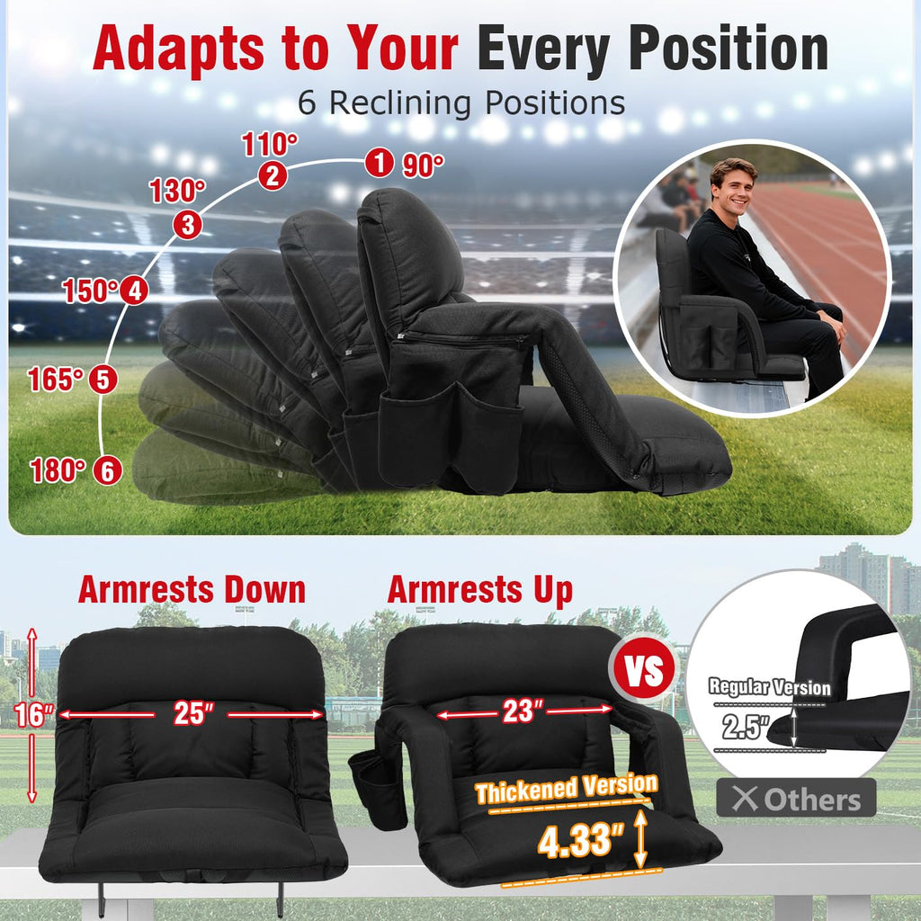 Stadium Seats with Back Support 2 Pack G56151