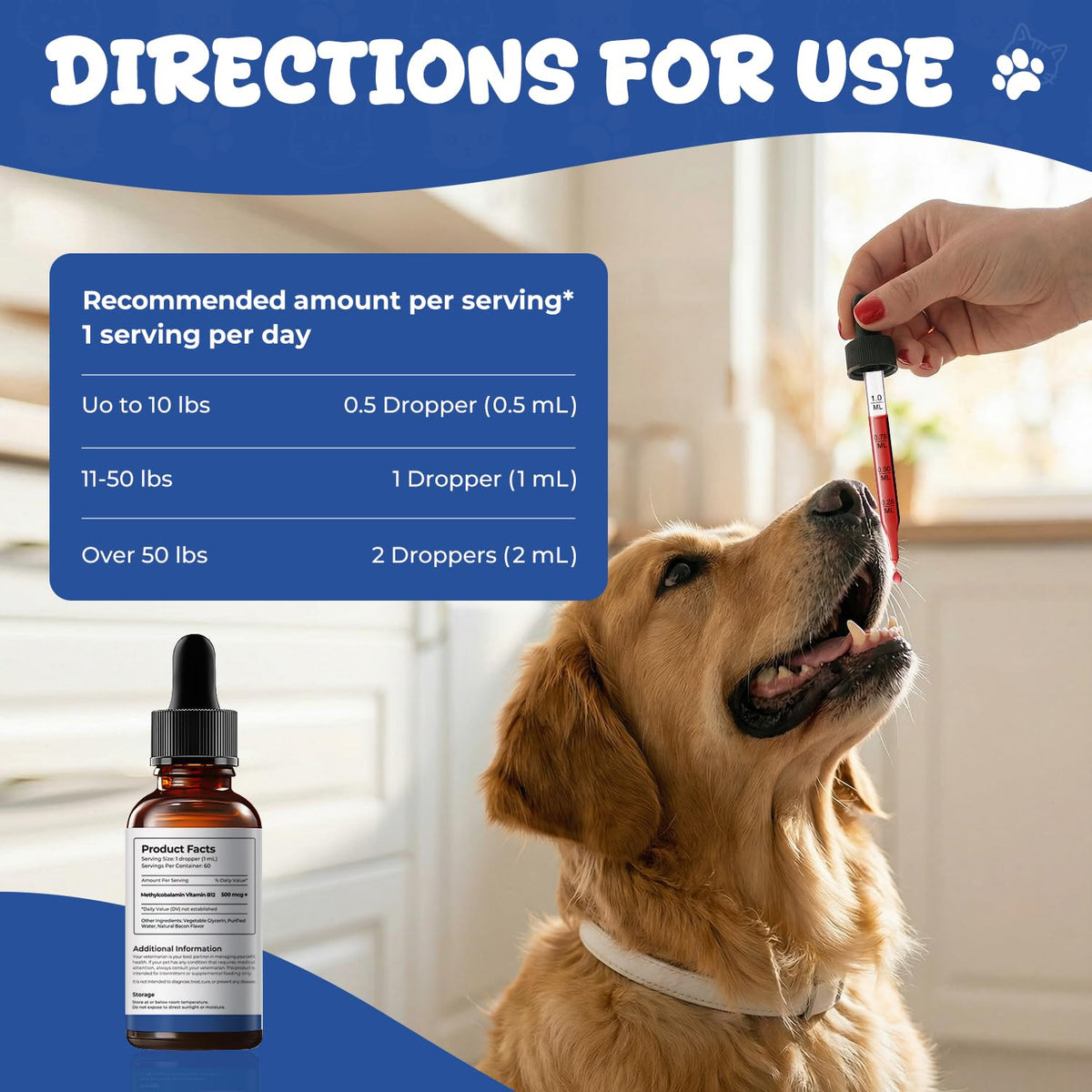 Vitamin B12 Liquid Drops with Methylcobalamin Y2730