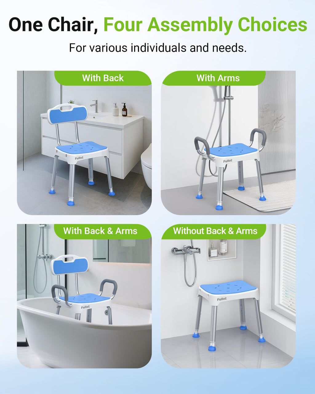 Wide Shower Chair 400 lbs P22477