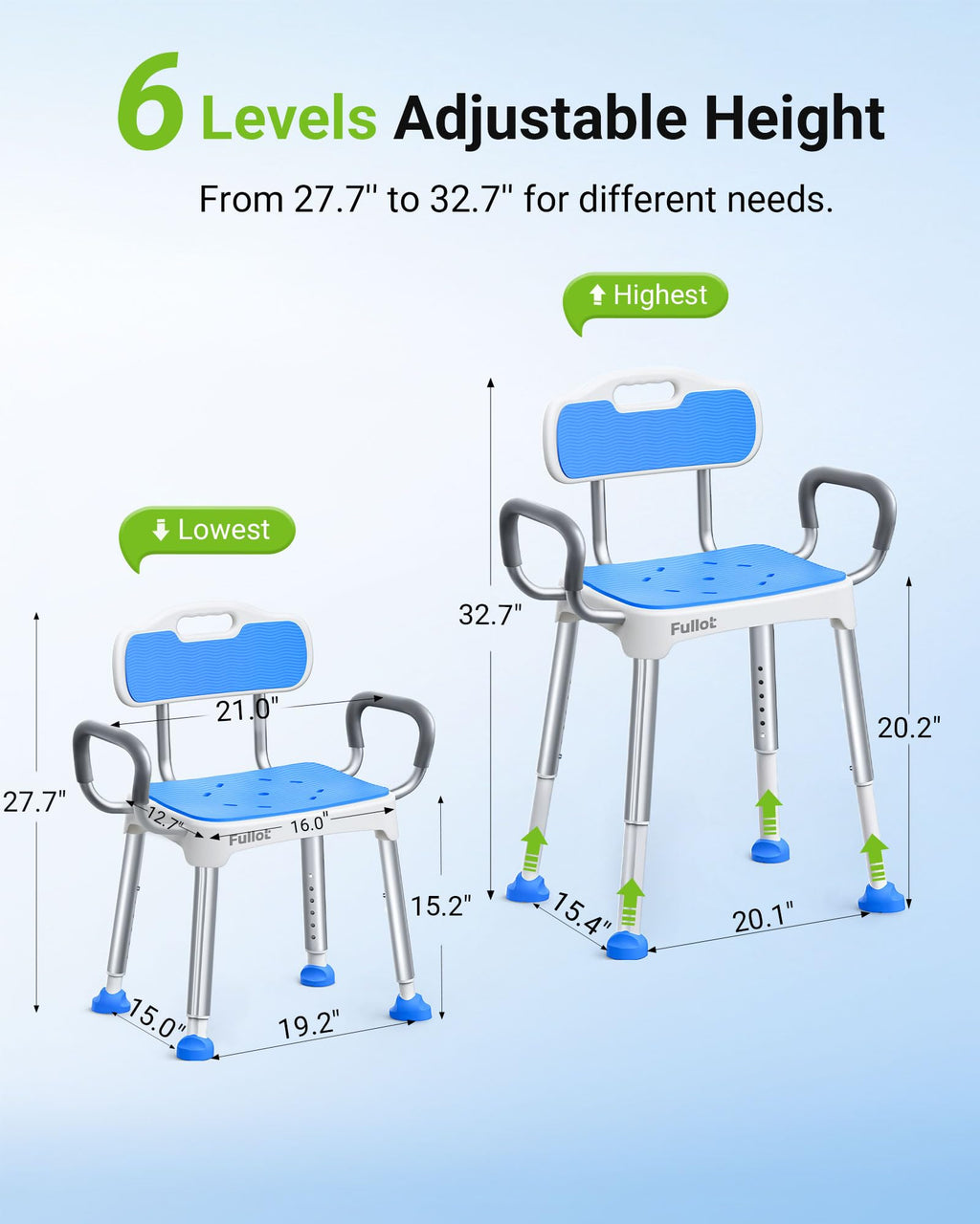 Wide Shower Chair 400 lbs P22477