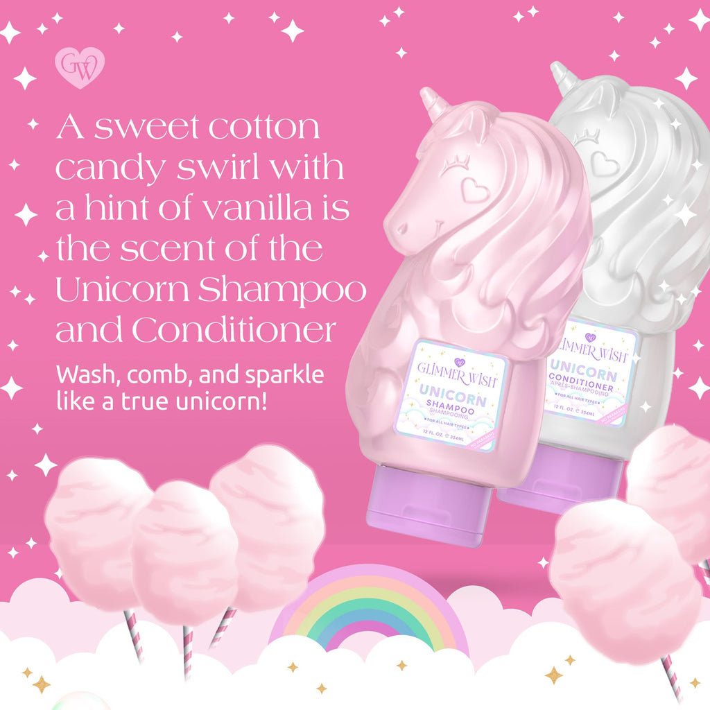 Unicorn Shampoo + Conditioner Tropical Beach Scent 2 x 12 Fl Oz H873145