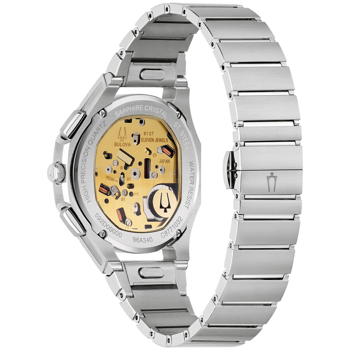 Brown Dial Stainless Steel Chronograph Watch Set 41.5mm E700248