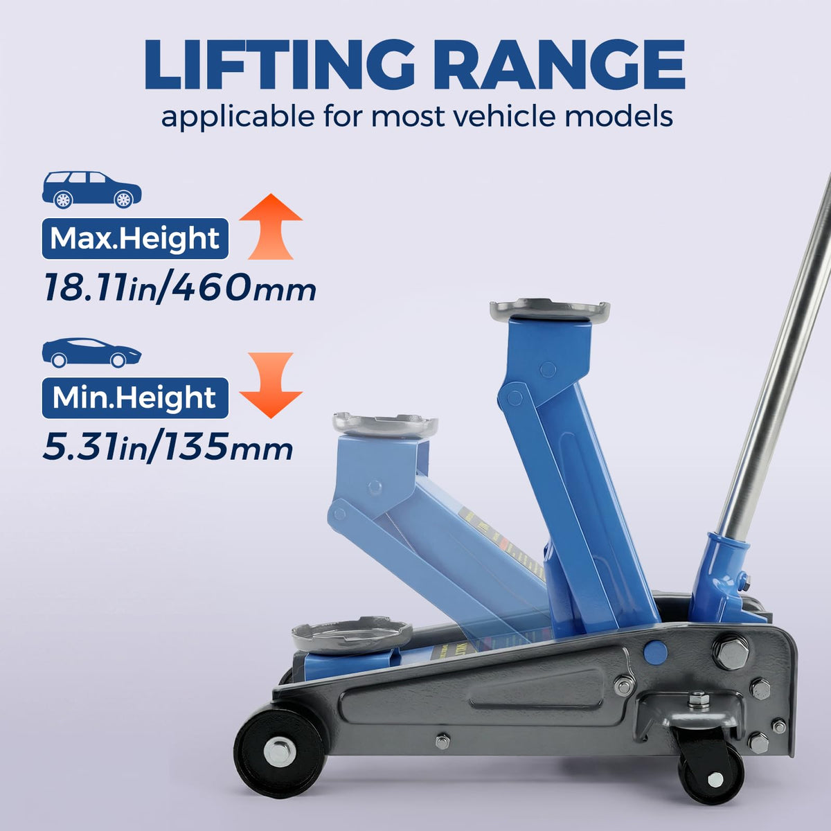 3Ton Hydraulic Floor Jack D307