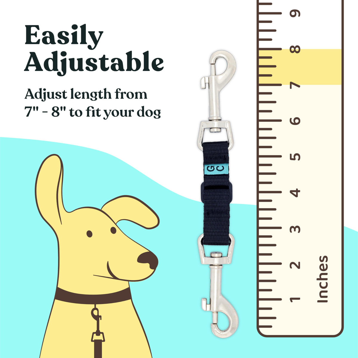 Adjustable Dog Safety Backup Clip P73784