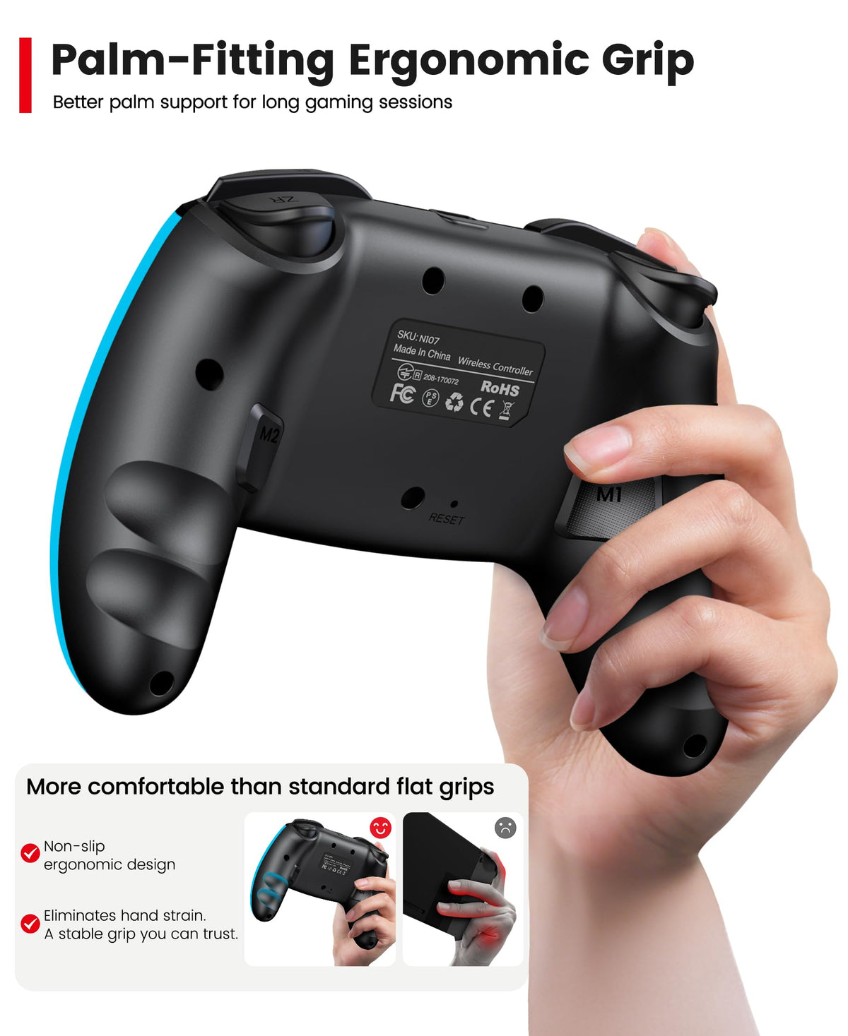 Wireless Switch Controller 2-Pack with Programmable Back Buttons X815729