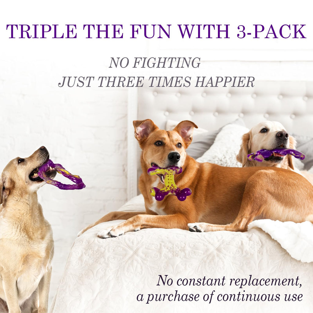 Tough Dog Chew Toys 3 Pack for Large Dogs Y20441