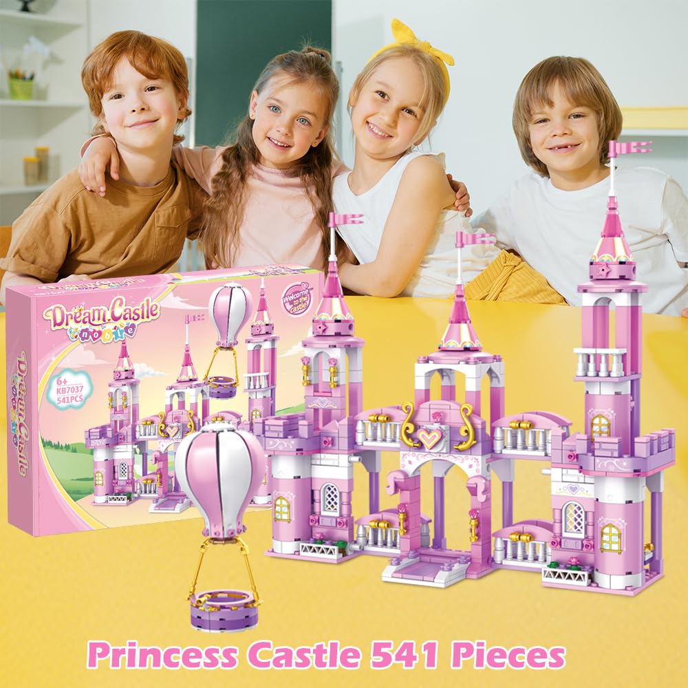 541 Pieces Multi Shaped Castle Building Blocks T190962