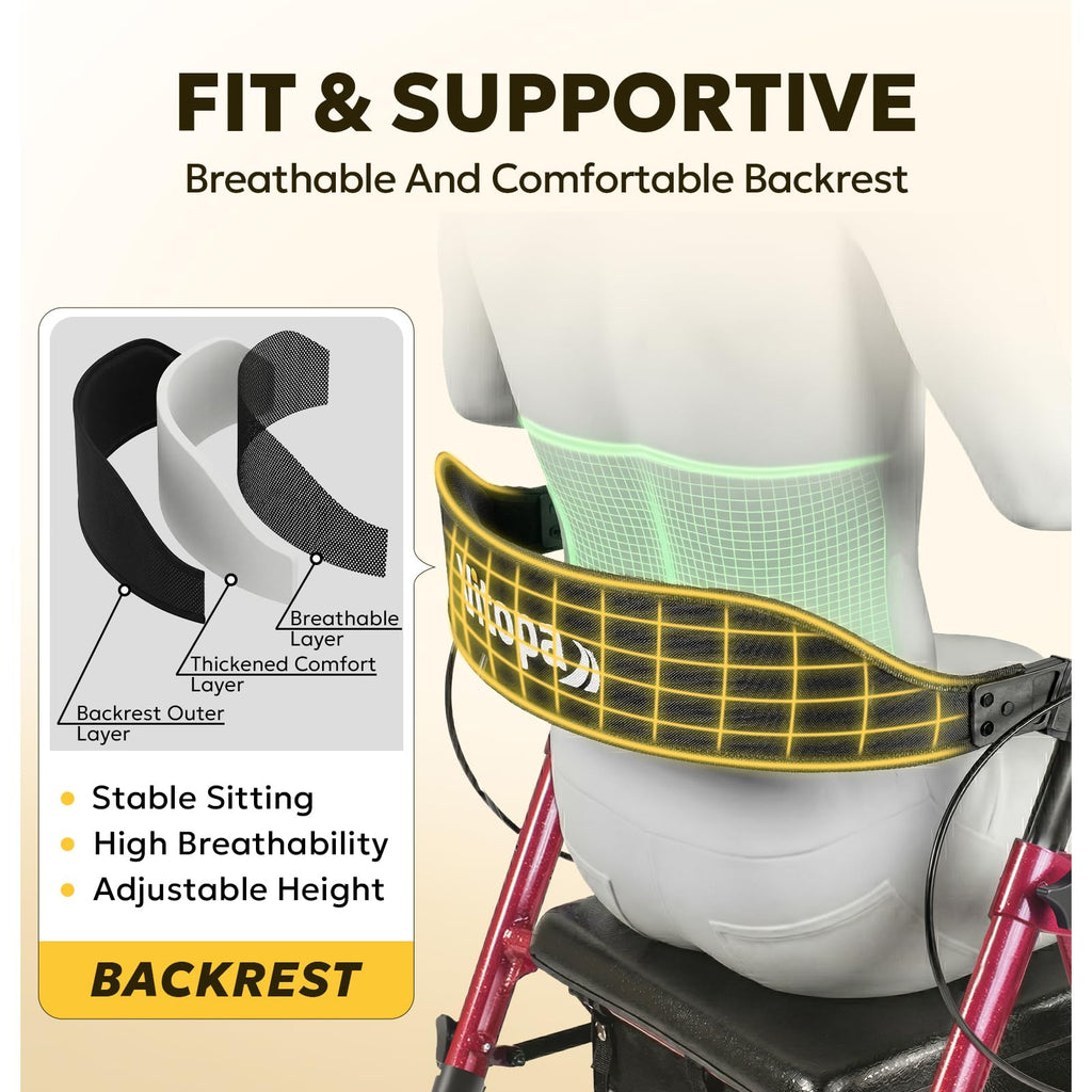 Foldable Rollator with Seat Z4783