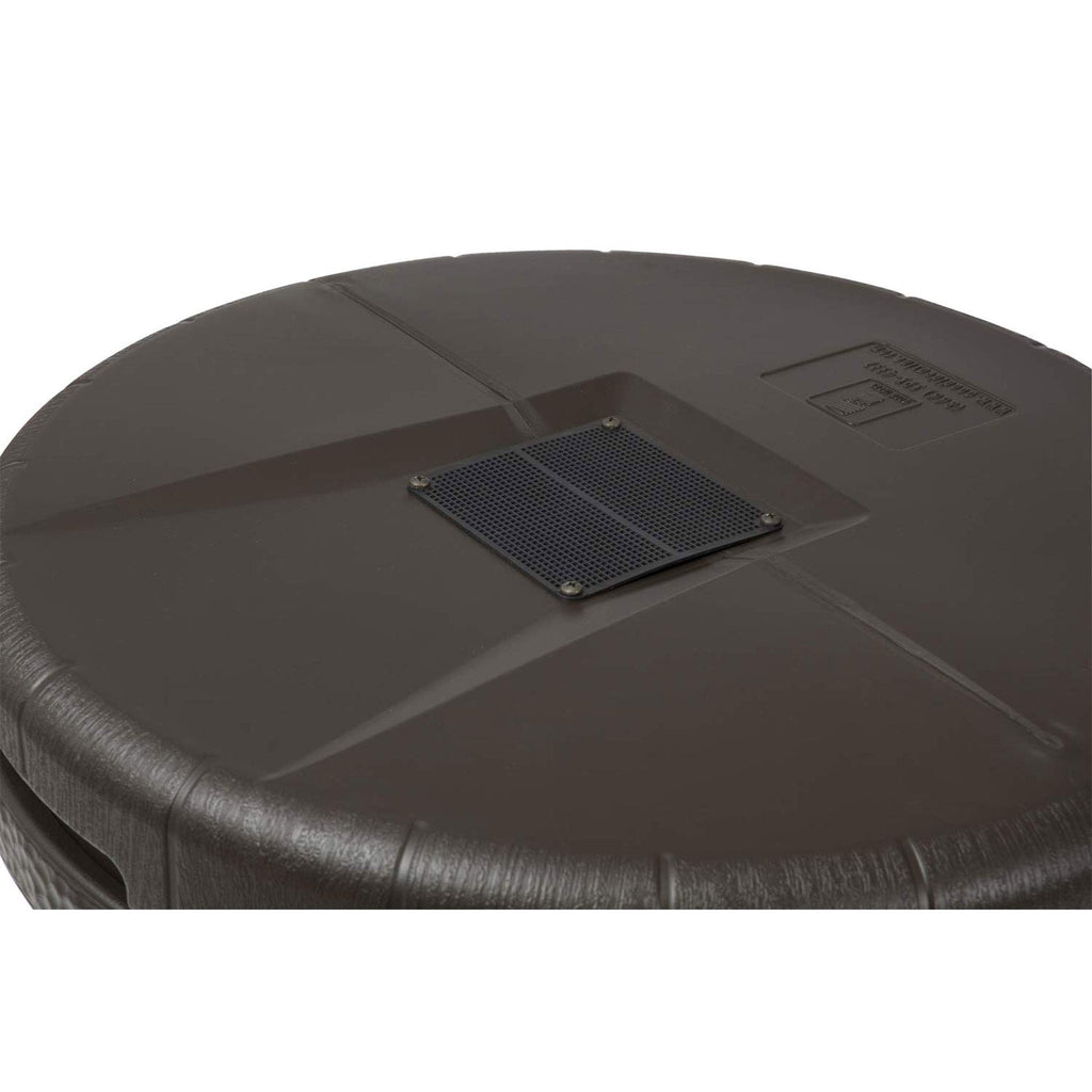 50 Gallon Oak Brown Water Collection Barrel S951