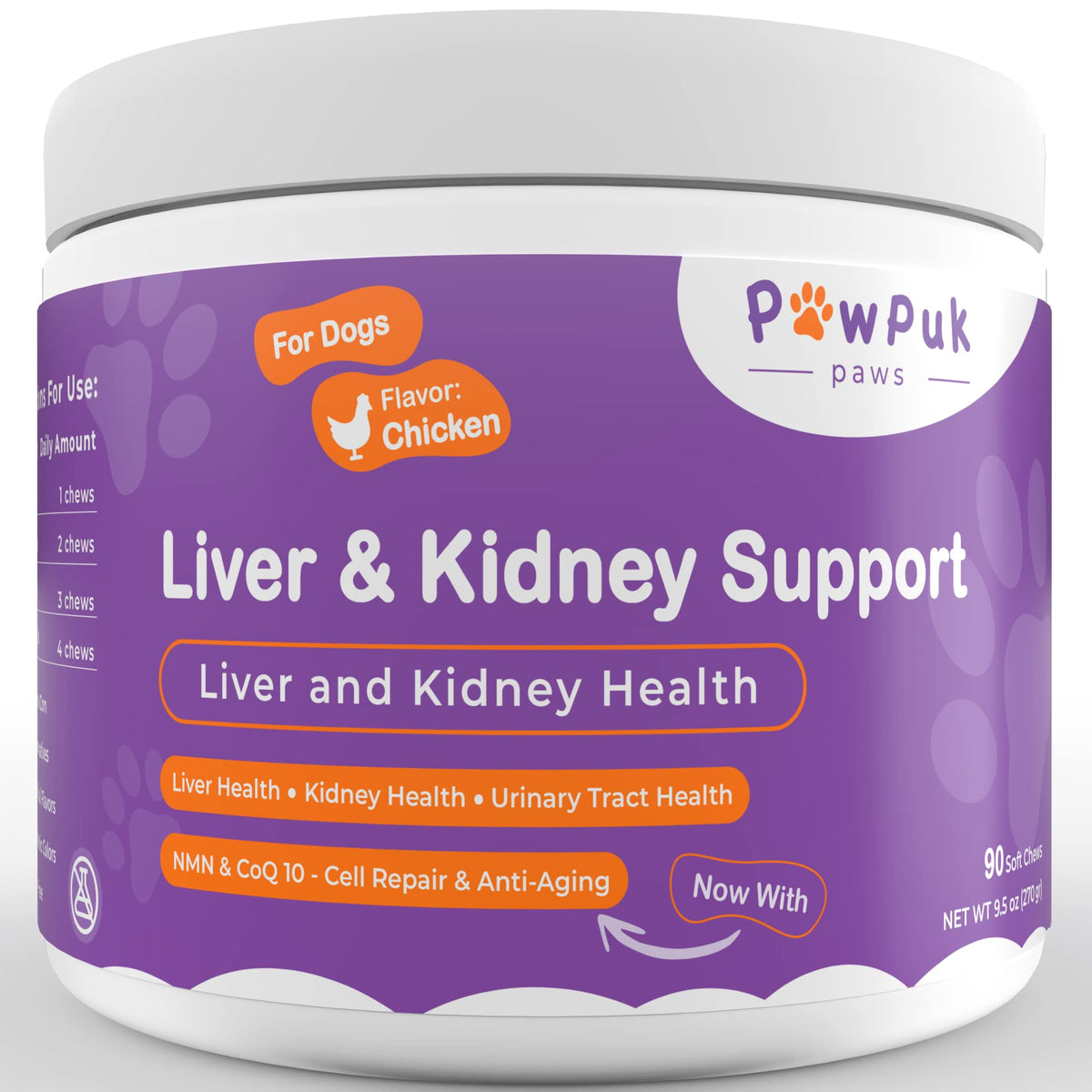 Liver & Kidney Vitamins Supplements for Dogs P705608