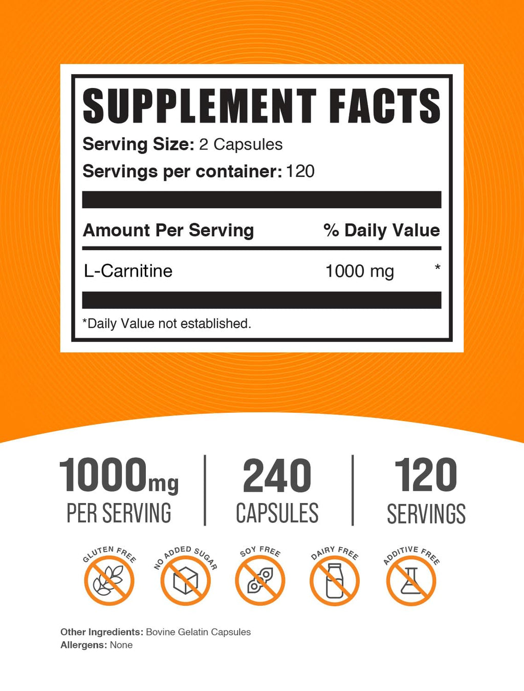 Fish Oil 1000mg Softgels + L-Carnitine Capsules Bundle M12268