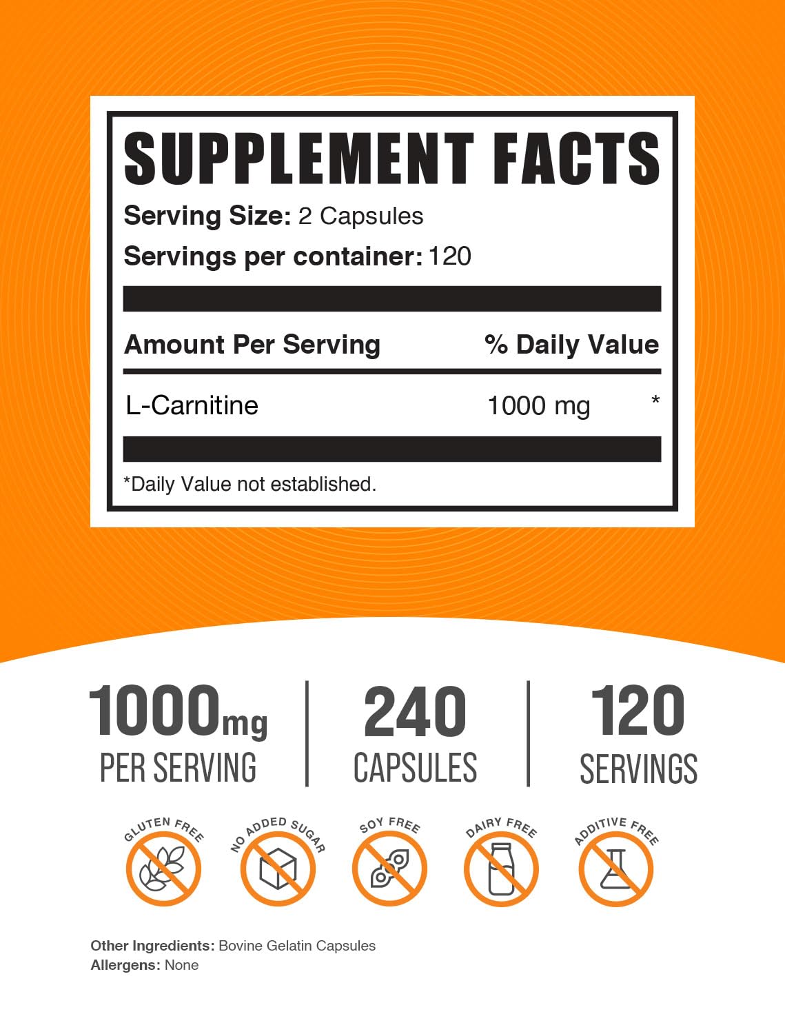 Fish Oil 1000mg Softgels + L-Carnitine Capsules Bundle M12268