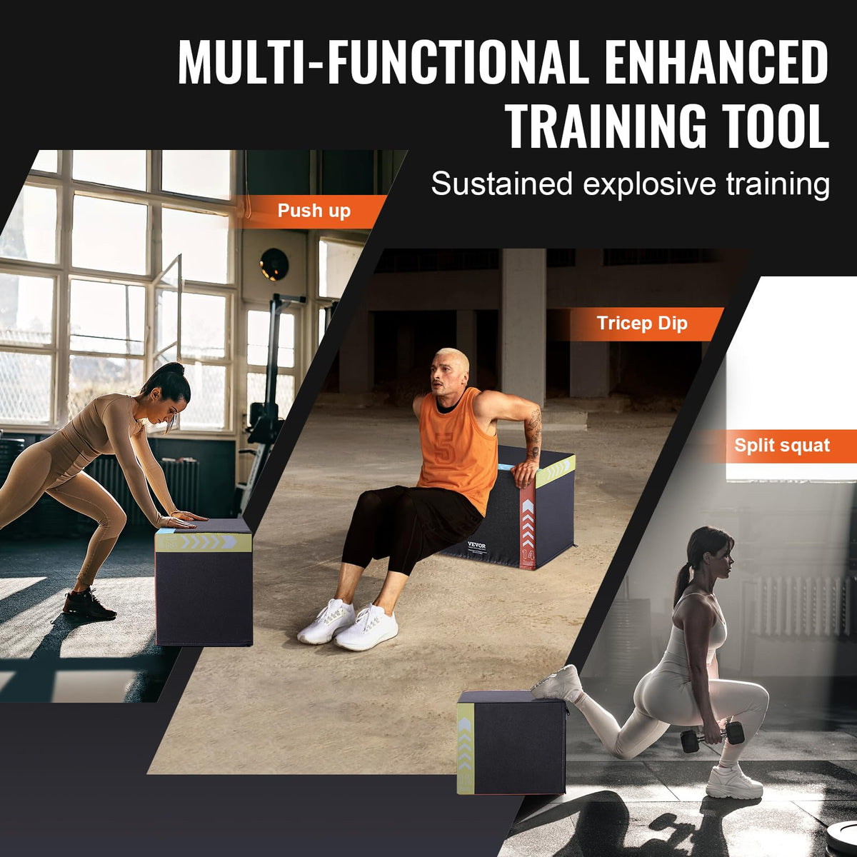 3 in 1 Plyometric Jump Box Y431784