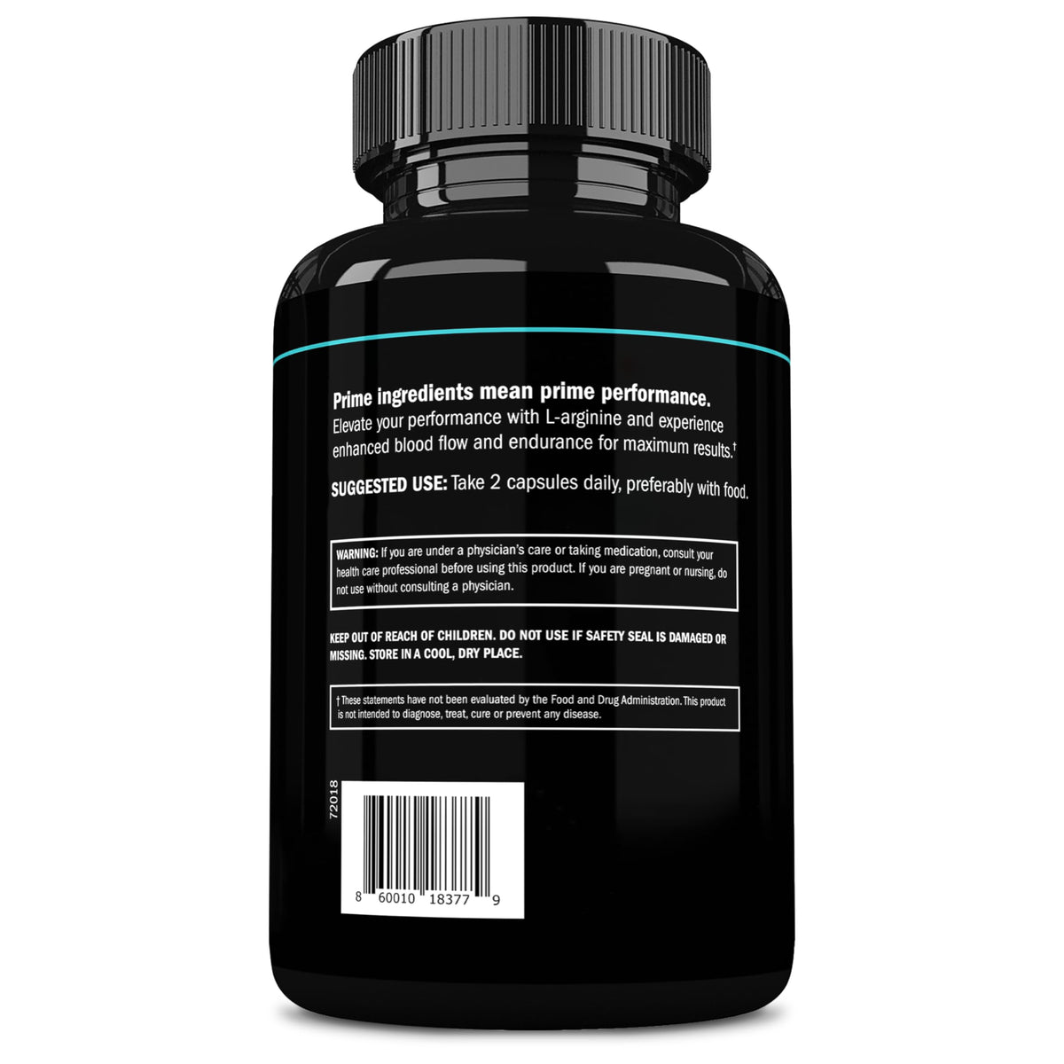 L Arginine 1500mg Nitric Oxide Supplements J3804