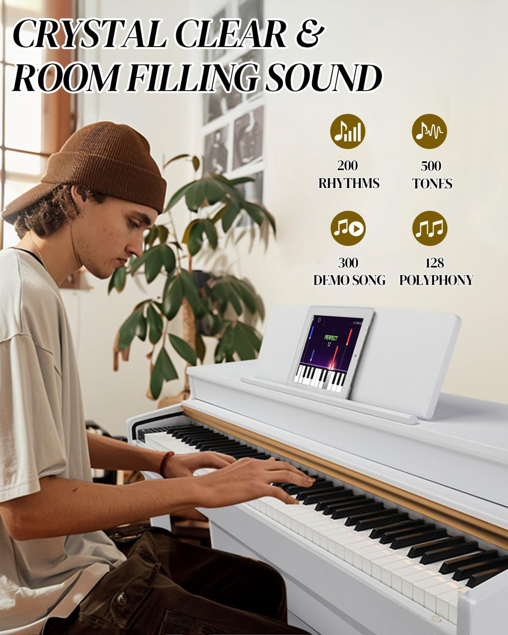 88 Key Weighted Digital Piano Keyboard D643076