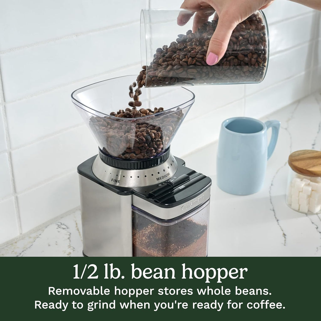 Electric Burr Coffee Grinder with 18-Position Grind Selector N462380